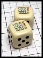 Dice : Dice - 6D - Dice Maniac Club Commerorative Gen Con 2016 - Gen Con Aug 2016